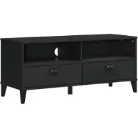 vidaXL Armoire à chaussures VIKEN Noir Matériau dérivé du bois