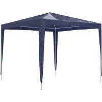 vidaXL Tente de réception 2,5x2,5 m bleue