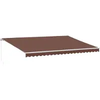 vidaXL Store manuel brun 500x300 cm
