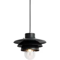 QAZQA Suspension design d'extérieur noire IP44 - Morty