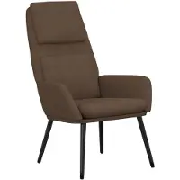 vidaXL Fauteuil relax Tissu Marron