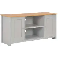 vidaXL Meuble TV Gris 120x39x58 cm