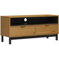 vidaXL Armoire TV FLAM 110x40x50 cm Pin massif