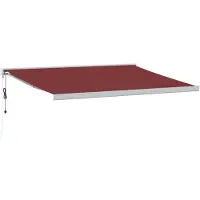 vidaXL Store automatique rouge bourgogne 450x300 cm