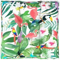 vidaXL Coussin de palette multicolore 80x80x12 cm tissu