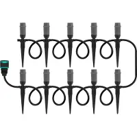 Vonroc Système d'irrigation - 3 modes d'arrosage : goutte à goutte, pulvérisation et brumisation | Tuyau d'arrosage de 15 m inclus