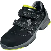 Uvex sandales 1 S1 noir, jaune largeur 11 Gr. 44