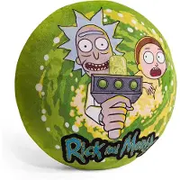 WP Merchandise Oreiller - RICK AND MORTY - 37 cm - Hypoallergénique - Décoratif - Pour enfants