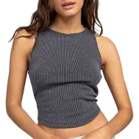 Roxy Vacay All Day Sleeveless Top Gris L Femme