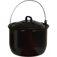 Progarden | Bouilloire hongroise 6,7l - Noir - Construction robuste - Idéal pour goulasch et ragoûts