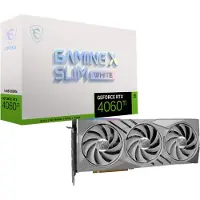 MSI GAMING GeForce RTX 4060 Ti X SLIM WHITE 16G NVIDIA 16 Go GDDR6