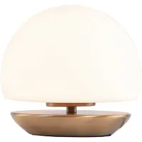 Steinhauer Lampe de table LED Ancilla 21cm bronze marron