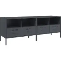 vidaXL Armoires TV 2 pcs. Anthracite 68x39x50,5 cm Acier