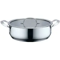 Big Buy Cooking Casserole à manche Con couvercle Haeger PA-24L.004A Beige Gris Ø 24 cm