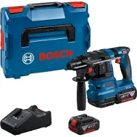 Bosch GBH 18V-22 Professional Marteau perforateur sans fil 18 V 1,9 J SDS Plus Brushless ( 0611924002 ) + 2x batterie 4,0 Ah + chargeur + L-Boxx