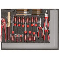 Gedore red R22350005 Jeu d'outils BASIS-outil 1/1 module CT 23 pièces, 3301686