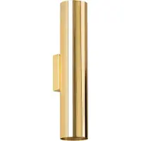 Sollux Applique LAGOS 2 or poli 2xGU10 10W acier 30x8x6cm