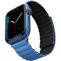 Uniq Bracelet Revix réversible pour Apple Watch | 38/40/41/42 mm - Caspian (Blue/Black)