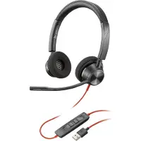 HP Poly POLY Blackwire 3320 USB-A Headset Avec fil Arceau Bureau/Centre d'appels USB Type-A Noir