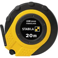 Stabila LBM 2000 FIBREGLASS Kapselbandmaß 20m