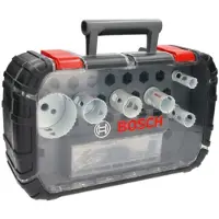 Bosch 2608594191 - Set 9-pièces Scies-Trépans Power-Change Wood and Metal 19 / 25 / 30 / 35 / 40 / 68 mm
