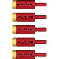Wiha Jeu d'adaptateurs dynamométriques VDE, 5 pièces, | 4010995414795
