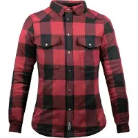 John Doe Motoshirt, chemise/veste femmes ,Noir/Rouge ,S