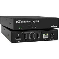 Matrox Appliance de contrôle multi-écrans QuadHead2Go Q155 / Q2G-H4K