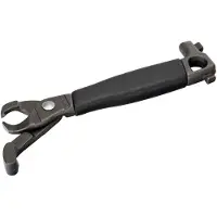 Bahco Compact Nail Extractors With Thermoplastic Handle 220 Mm Argenté