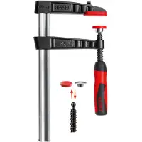 Bessey TG100S122K - Presse à vis en fonte malléable avec poignée bi-matière TG-2K - 1000 x 120