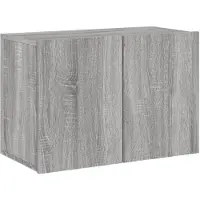 vidaXL Armoire TV murale Gris Sonoma 60x30x41 cm