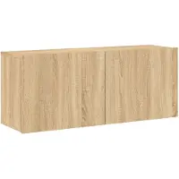vidaXL Armoire TV murale chêne Sonoma 100x30x41 cm