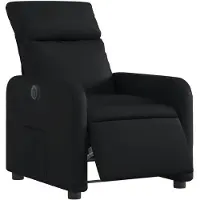vidaXL Fauteuil relax électrique noir similicuir