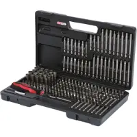 Ks Tools Outils et accessoires - - 911.2008 - Lot de 208 embouts de sécurité - 6mm - Noir