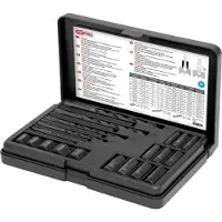 Ks Tools Extracteurs de boulons M5-M16 - Jeu de 25 pièces avec forets, douilles et tiges d'extraction
