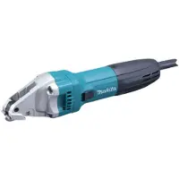 Makita Cisaille à tôle JS1601J Puissance 380W Nombre de courses 4500 1/min Puissance de coupe 400N/mm2 1,6mm Rayon de coupe 250mm