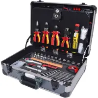 Ks Tools Coffret d'outils d'électricien 1/4"+ 1/2, 128 pièces