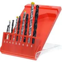 Kwb Jeu de forets combinés 9 pièces (3 mm, 4 mm, 5 mm, 6 mm, 8 mm)
