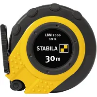 Stabila mètre à ruban à capsule LBM 2000, 30 m, ruban en acier, échelle métrique