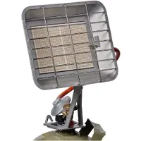Einhell Chauffage radiant à gaz GS 4400, puissance de chauffage 2900 - 4400 watts, avec détendeur de gaz 50 mbar et tuyau de gaz, pour bouteilles de propane et de butane de 5 ou 11 kg (non fournies)