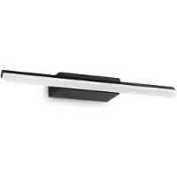 Ideal Lux Applique contemporaine Reflection Metal Black Led 11W 3000K Ip44