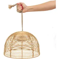 New Garden Bossa 20 - lampe suspendue - Ø 35 x 22 cm - rotin