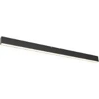 QAZQA Plafonnier noir avec LED à intensité variable en 3 étapes 2700-4000K avec commutateur DIP - Keane