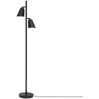 It´s about RoMi - Lampadaire Bremen - Noir - 45x25x162cm - 2L pour salon, chambre à coucher