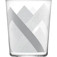 LSA International Peaks PK04 Lot de 4 verres soufflés à la bouche et faits à la main Graphite 560 ml