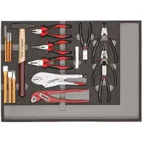 Gedore red R22350001 Jeu d'outils pinces + outils de frappe module CT 29 pièces, 3301682