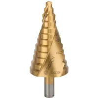 Bosch foret étagé HSS-TiN pour presse-étoupes 6-37 mm 93 mm 12 étapes - 2608587435