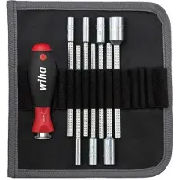 Wiha Sac à tournevis de 9 pcs avec lames interchangeables SYSTEM 6
