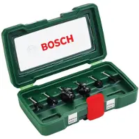 Bosch 6 Mm Milling Cutters Bit 6 Pieces Clair One Size / EU Plug 220V