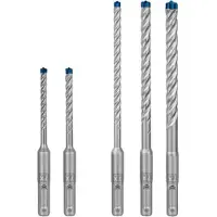 Bosch 2608900197 Wall Drill Bit 5 Units Bleu,Argenté